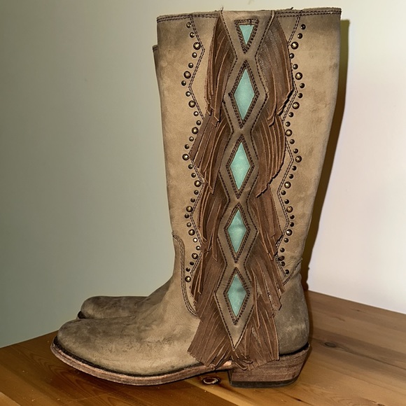 Liberty Black fringe boots - Picture 4 of 4